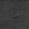 Душевой поддон Rea Stone 100x80 (черный)