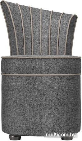 Интерьерное кресло Лига диванов Ирис (рогожка, серый/бежевый)