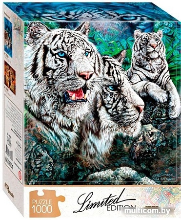 Пазл Step Puzzle Найди 13 тигров