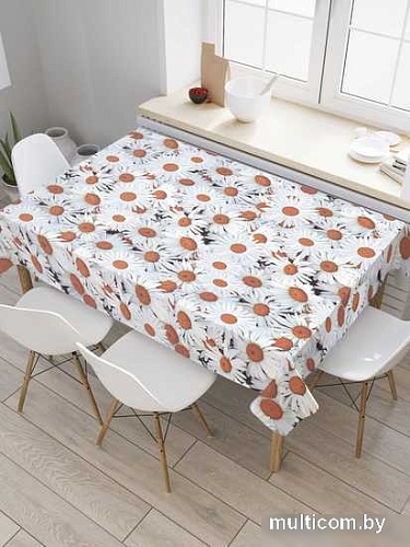 Скатерть JoyArty Ромашковая земля tc_8094_180x145