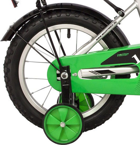Детский велосипед Novatrack Vector 14 2022 143VECTOR.SL22 (серебристый)