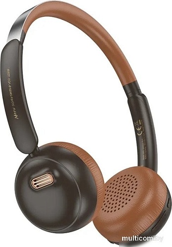 Наушники Hoco W62 (черный/коричневый)