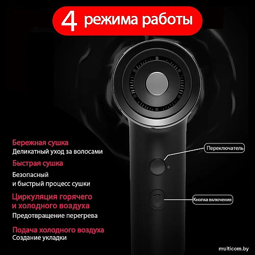 Фен Soocas Airfly P1 (серый)