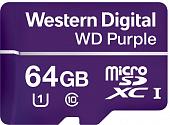 Карта памяти WD Purple WDD064G1P0A microSDXC 64GB