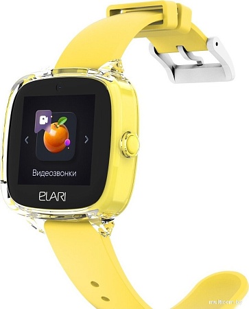 Детские умные часы Elari KidPhone Fresh 4G (желтый)