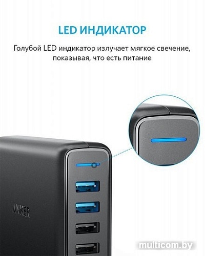 Сетевое зарядное Anker PowerPort Speed 5