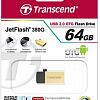 USB Flash Transcend JetFlash 380G 64GB Gold (TS64GJF380G)