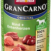 Корм для собак Animonda GranCarno Original Adult beef + duck hearts 0.8 кг