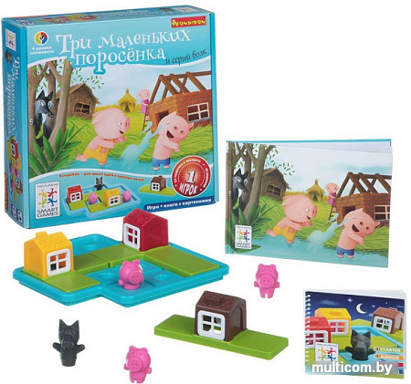 Настольная игра Bondibon Три маленьких поросенка [ВВ1355]