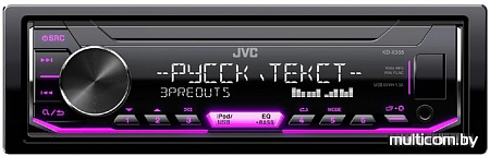 USB-магнитола JVC KD-X355