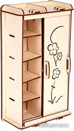 3Д-пазл Polly Набор мебели в большой кукольный домик - чудо-шкаф
