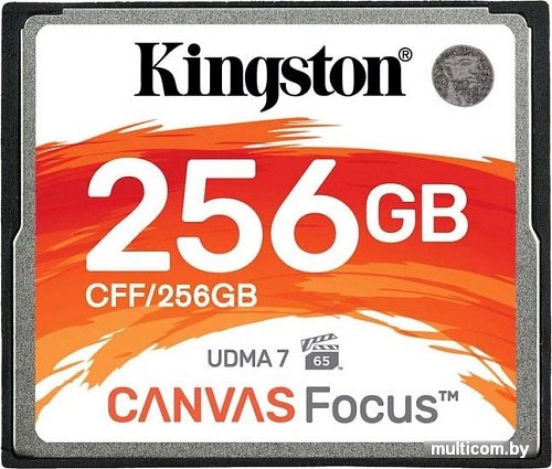 Карта памяти Kingston Canvas Focus CFF/256GB CompactFlash 256GB