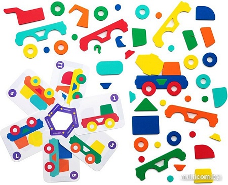 Развивающая игра El'Basco Toys Повторяй-ка. Машинки с карточками 07-002