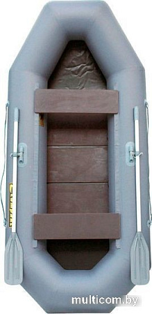 Гребная лодка Leader Компакт-260 ФС (серый)