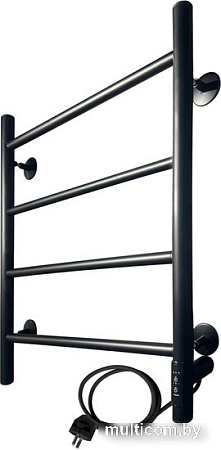 Полотенцесушитель Ростела Виктория 50x60/4 (с диммером, черный правый)