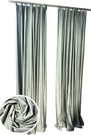 Комплект штор Ника Зварико 7300270/2 3.0x2.7 м (серый/бежевый 19)