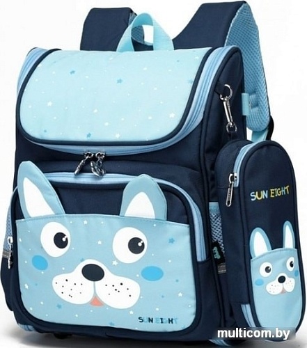 Рюкзак Sun Eight SE-2798 (темно-синий/голубой)