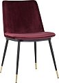 Стул Stool Group Мелисса велюр (бордовый)