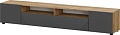 Тумба Mio Tesoro Байкал для телевидеоаппаратуры (дуб золотистый/графит)