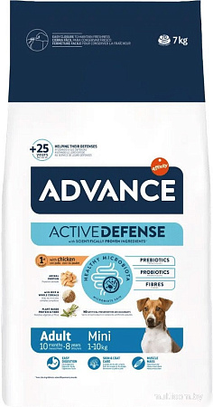 Сухой корм для собак Advance Mini Adult Chicken & Rice 7 кг
