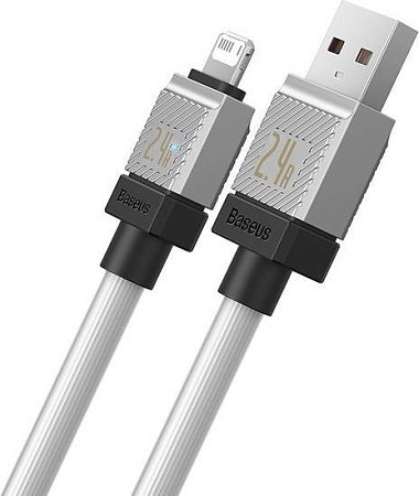 Кабель Baseus CoolPlay Series USB Type-A - Lightning (1 м, белый)