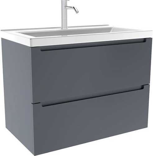 ЗОВ Тумба с умывальником Эридан 60 (графит мат)