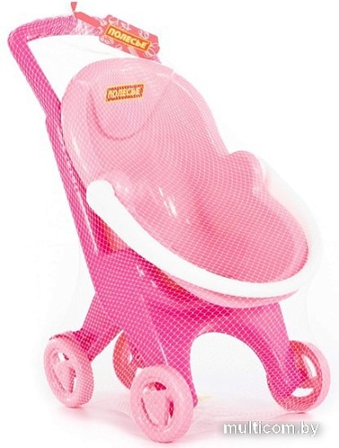 Коляска для кукол Полесье Pink Line 2х1 44525