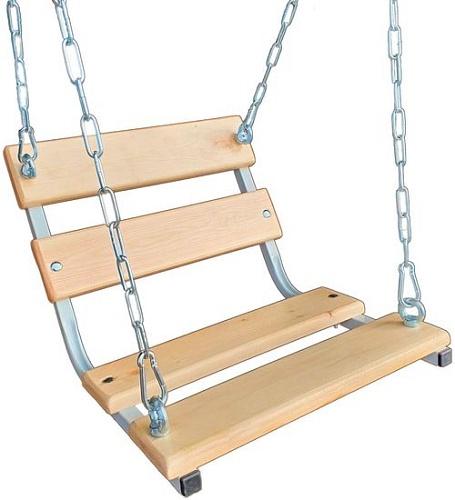 Подвесные качели Midzumi Качели цепные деревянные