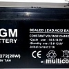 Аккумулятор для ИБП AGM Battery GP 1272 F2 (12В/7 А·ч)