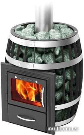 Банная печь Термофор Саяны Мини Carbon Люмина КТК (антрацит)
