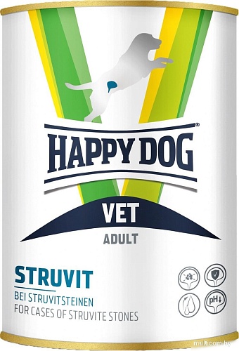 Пресервы Happy Dog Vet Struvit Adult для растворения струвитных уролитов 400 г