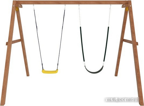 Стационарные качели Красная звезда с гибкими качелями Р911-18