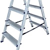 Лестница-стремянка Алюмет ADK 6204 (2x4 ступени)