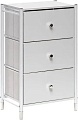 Комод Импэкс Нирита/Хайди 3 ящика (белый)