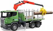 Bruder Scania R-series Timber truck with 3 trunks 03524