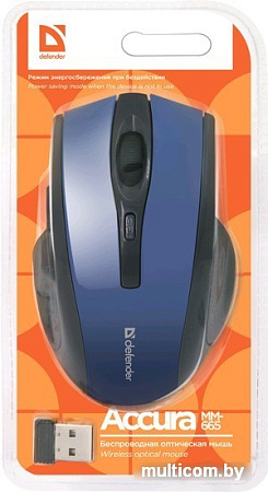 Мышь Defender Accura MM-665 (синий)
