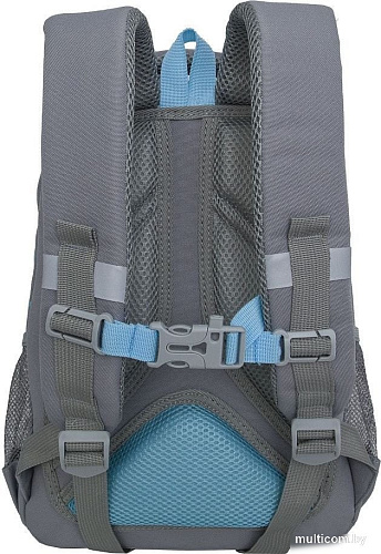 Школьный рюкзак Grizzly RG-460-6 (серый)