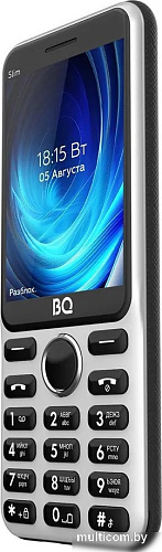 Кнопочный телефон BQ BQ-2833 Slim (черный)