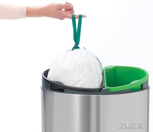 Brabantia Touch Bin Recycle 10+23 л (стальной матовый)