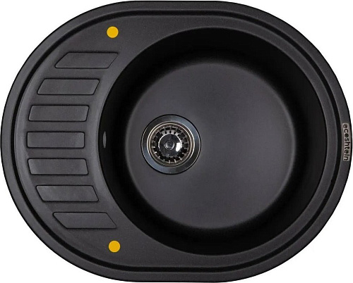 Кухонная мойка Ecoshtein Kreis OV 620 (антрацит)
