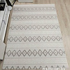 Ковер для жилой комнаты Radjab Carpet Сканди Сизаль Прямоугольник 10926C 12253RK (0.8x1.5, Grii/Krem)