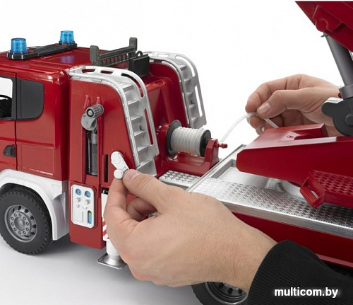 Bruder Scania R-series Fire engine with water pump 03590