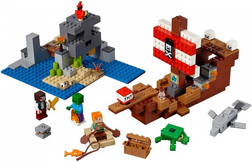 Конструктор LEGO Minecraft 21152 Приключения на пиратском корабле