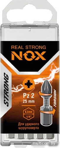 Набор бит Nox Strong Torsion C6.3 Pz2-25 337225 (25 шт)