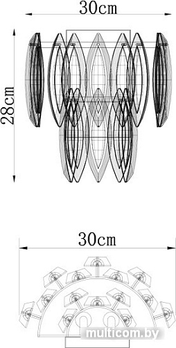 Бра Divinare Cabrera 3509/01 AP-2
