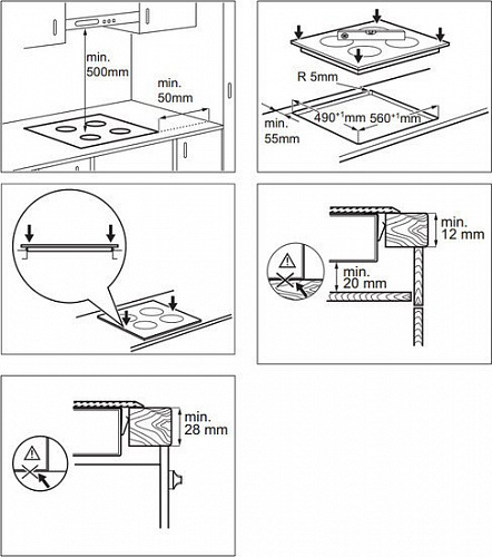 Варочная панель Electrolux EHF96241FK