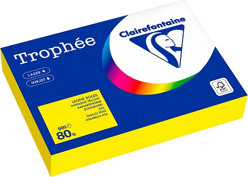 Clairefontaine А4 80г/м2 1877C (500л, ярко-желтый)