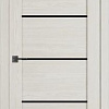 Межкомнатная дверь Atum Pro Х27 80x200 (stone oak, стекло black gloss)