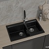 Кухонная мойка GranFest GF-LV-780K (черный)