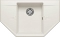 Кухонная мойка Polygran Riff-800 (белый хлопок 36)